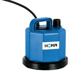 Bomba sumergible de aspiración plana C80 W - máx. 2,8 m³/h - máx. 0,04 kW - 2,5 kg - para aguas claras