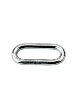 Eslabón oval - galvanizado - espesor 6 mm - longitud 40 a 70 mm
