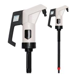 Pompe manuelle pour acides et produits chimiques - JP-04 blanche - avec rallonge pour conteneurs IBC - avec joints en FKM - Prix &agrave; l'unit&eacute;