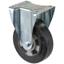 Ruota fissa per carichi pesanti - Ruota elastica - &Oslash; della ruota da 125 a 200 mm - Altezza totale da 178 a 255 mm - Portata da 220 a 450 kg - Prezzo al pezzo