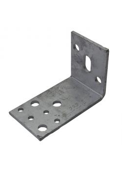 Steunschoen - thermisch verzinkt, zwaar - L-vorm - 70 x 60 x 110 mm - vast te schroeven - prijs per stuk