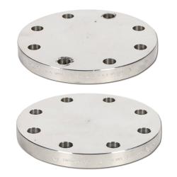 Blindfl&auml;ns - DN 80 - PN 16 - rostfritt st&aring;l 1.4571 - med 8 h&aring;l