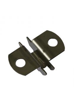 Insteekhouder - U-drager - 30 x 15 x 4,6 mm - tweezijdig - VE 120 stuks - prijs per VE