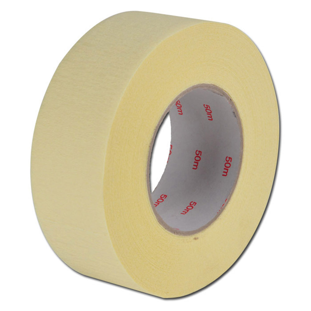 Cinta crepé - Cinta crepé alta - Anchura 25 a 50 mm - Longitud 50 m - PU 1 a 40 unidades - Precio por PU
