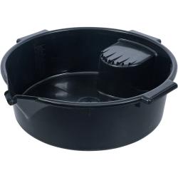 Bac de r&eacute;tention d'huile avec bec verseur - noir - capacit&eacute; 6,5 l