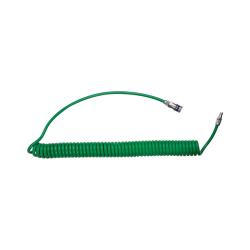 Kit de raccords de sécurité pour tuyaux spiralés - protégés contre l'érosion par étincelles - PUR - PN max. 10 bar - longueur 4 à 8 m - complet avec raccord de sécurité et mamelon
