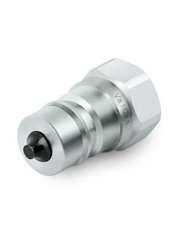 ValCon® VC-ISO-A stekker - verchroomd staal - DN 6 tot 25 - BG 1 tot 8 - BSP IG -  IG G 1/4" tot G 1" -  volgens ISO 7241-1A
