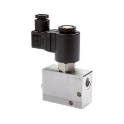 Valvola idraulica a 2/2 vie - per oli idraulici a base minerale - normalmente aperta - chiusura bilaterale - da 10 a 250 bar - da G 1/4" a 3/4"