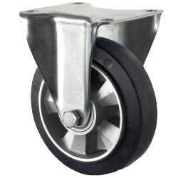 Ruota fissa per carichi pesanti CASCOO - Serie BAF4 - Ruota elastica - &Oslash; della ruota da 125 a 200 mm - Altezza totale da 164 a 245 mm - Portata da 300 a 500 kg - Prezzo al pezzo