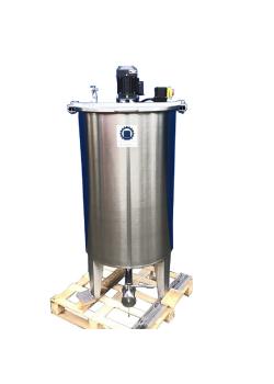 Tanque agitador tipo CILC300RWP - con agitador de hélice SRT6-1500 - acero inoxidable - 337 l - tanque Ø 650 mm - pared simple