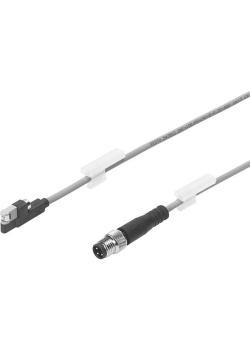 FESTO - Näherungsschalter - SMT-10G-NS-24V-E-0,3Q-M8D - (8065029) - Schaltausgang NPN - Anschlusstechnik M8x1, A-codiert nach EN 61076-2-104