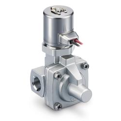 SMC 2/2-Wege-Magnetventil JSXP - Ausf&uuml;hrung f&uuml;r Dampf - Pilotgesteuert - N.C. - bis 10 bar - verschiedene Ausf&uuml;hrungen