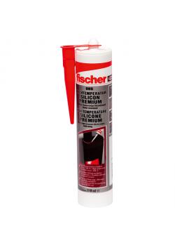 Premium hoge temperatuur siliconen DHS 310 ml - kleur rood - VE 1 stuk.