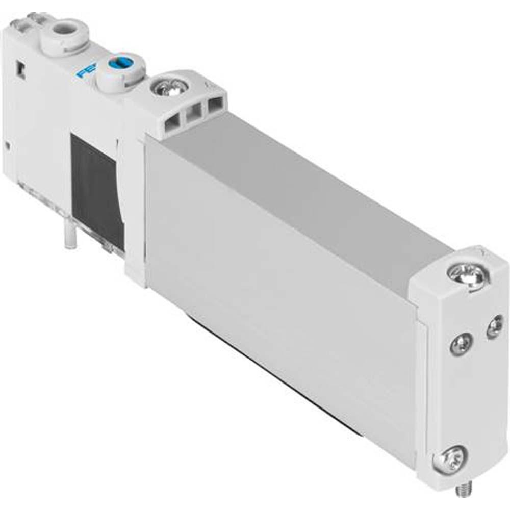 FESTO – zawór elektromagnetyczny VUVG-B14-F-1T1L – zawór 5/2-drożny, monostabilny – zewnętrzne zasilanie powietrzem sterującym – sprężyna pneumatyczna/mechaniczna – zawór z płytką przyłączeniową G1/8 – cena za sztukę