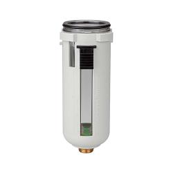 Polycarbonatbeholder - inklusiv beskyttelseskurv - til tågeoliere - FUTURA - BG 2 - G3/8 og G1/2 - pris pr.