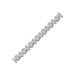 Elemento di miscelazione statico POM - Ø esterno 4,8 mm - Elementi 16 - Lunghezza 65 mm
