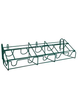 Soporte para botellas de cordero - para 5 botellas - verde oscuro