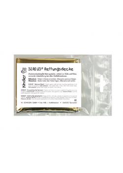 Dzieci SIRIUS® - koc ratunkowy - srebrno-złota