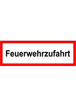 Brandschutz - "Feuerwehrzufahrt"