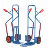 Chariot du paquet - 300 kg - Hauteur 1300 mm - Kunststoffgleitkufen - Klappschaufel