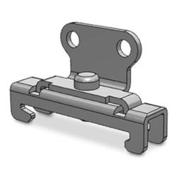 DIN rail mounting kit AS-D – for throttle check valves AS1002F to AS3002F – various sizes – price per piece