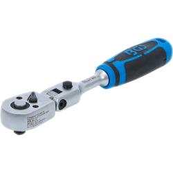 Cricchetto articolato - bloccabile - attacco quadrato esterno da 6,3 mm (1/4") a 12,5 mm (1/2")