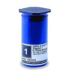 Beholder til test vektlodd E 2, F 1, F 2, M 1 - 1 mg til 500 mg - plast, polstret