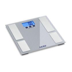 K&ouml;rperfettwaage - W&auml;gebereich bis 182 kg - Ablesbarkeit [d] 0,1 kg - Material Glas - Preis per St&uuml;ck