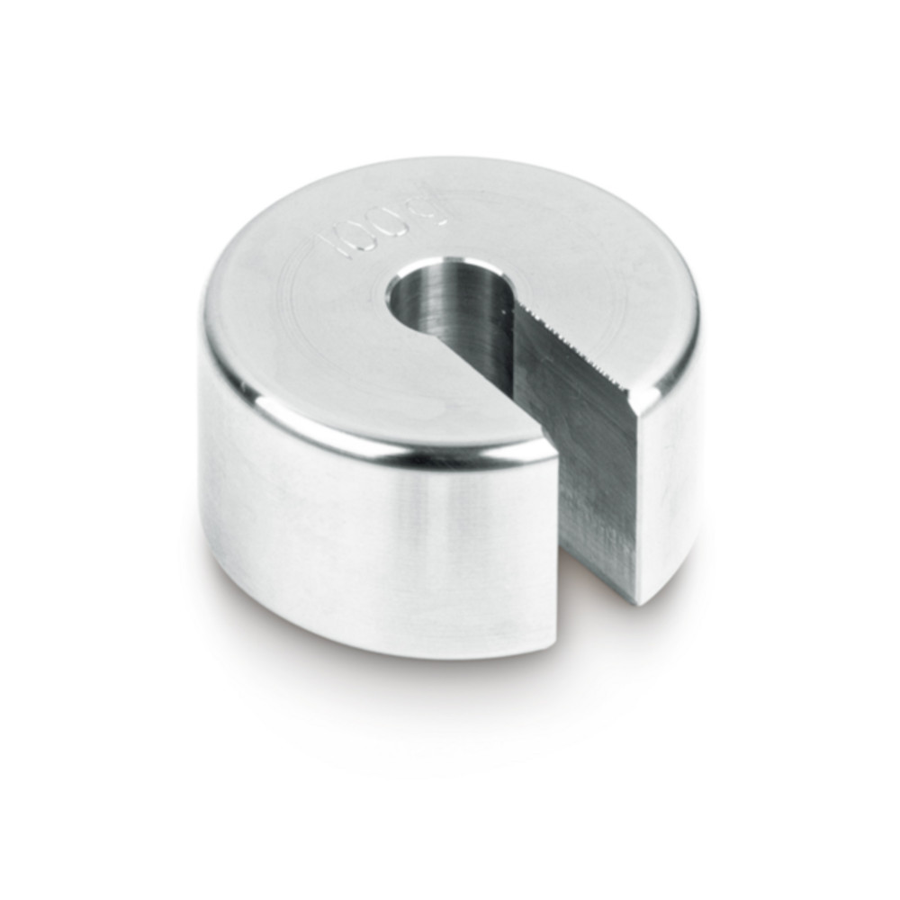 Poids de contr&ocirc;le calibr&eacute; en newtons - 1 N &agrave; 50 N - Fente de type A - Acier inoxydable