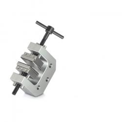 Klem - max. belasting 1 kN - spanwijdte 30 mm - bek met piramidegrip