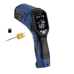 Thermom&egrave;tre infrarouge PCE-895 - mesure industrielle de la temp&eacute;rature jusqu'&agrave; 1 600 &deg;C - thermom&egrave;tre compact &agrave; laser crois&eacute;
