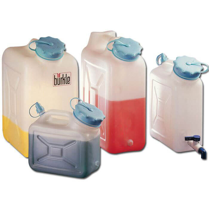 Breedhals jerrycan met/zonder schroefdop