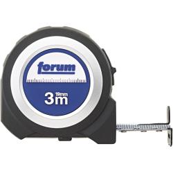 M&egrave;tre ruban de poche - ruban en acier - longueur 3 m - largeur 19 mm - FORUM
