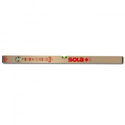 Sola aluminium waterpas AZM - goud geanodiseerd - met 2 libellen Lengte 30 tot 200 cm