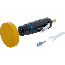 Meuleuse droite - avec gomme &agrave; effacer - raccord pneumatique 1/4" - vitesse de rotation max. 4 000 tr/min