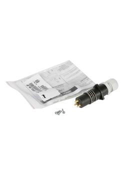 Vervangende elektrische stekker - voor Faster MST8-multikoppeling - mof - elektrische inzet 3-polig - DN 12 - max. 48 VDC - 25 A