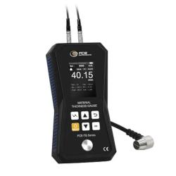 Grubościomierz PCE-TG 75A - z pamięcią danych - regulowana prędkość dźwięku - punkt kalibracji zamontowany na obudowie - pomiar grubości materiału do 225 mm - alarm wartości granicznych