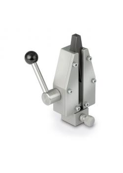 Pinza de sujeción - forma de viga en cuña - carga máx. 5 kN - anchura máx. de sujeción 10 mm