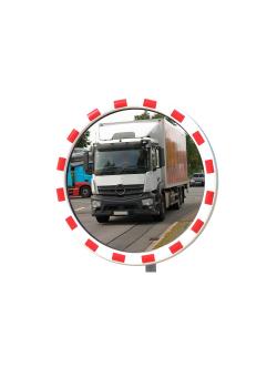 Trafikspegel TM - INOX - rund