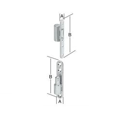 Reparatieband - verzinkt - 14 x 83 mm - voor ramen en deuren - zelfbedieningsverpakking - VE 5 stuks