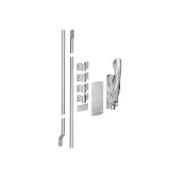 Cerrojo de accionamiento de compuerta - acero - con varillas redondas - galvanizado - precio por unidad