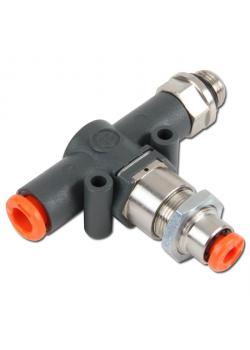 In-line 3/2-wegventielen - pneumatisch - serie PNV L - NC slang op schroefdraad - 6 of 8 mm - 1/8" tot 3/8" - prijs per stuk