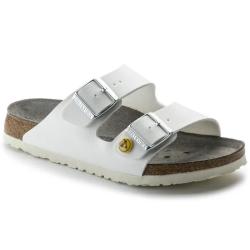 Birkenstock - Arizona ESD Sandal med två remmar - Birko-Flor - Vit - Smal - Storlekar 35 till 48 - Pris per par