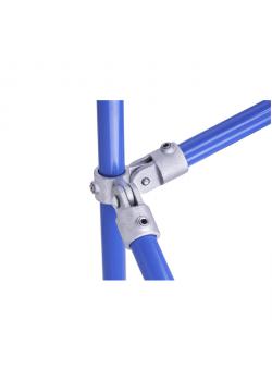 Hoekverbinding "Normafix" - verzinkt gietijzer - gegarandeerde belasting 1500 N/m - Ø 33,7 tot 48,3 mm - prijs per stuk