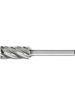 PFERD HM-freespen - cilindrische vorm ZYAS met frontvertanding - ALU - freespen-Ø 3 tot 16 mm - schacht-Ø 3 tot 8 mm