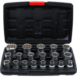Jeu d'embouts de cl&eacute; &agrave; douille - Gear Lock - Emmanchement carr&eacute; femelle 12,5 mm (1/2") - 19 pi&egrave;ces