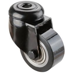 Roulette pivotante pour th&eacute;&acirc;tre - Roue en PU - &Oslash; de la roue 50 mm - Hauteur totale 74 mm - Capacit&eacute; de charge 150 kg - Prix &agrave; l'unit&eacute;