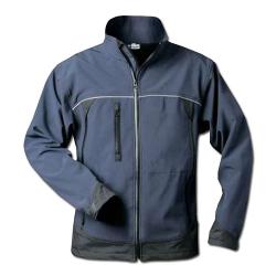 Softshell jakke "GAMMA" - marine / sort - størrelse S-XXXL / 46-68 - ELYSEE