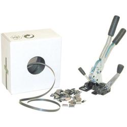Kit de cerclage avec feuillard en plastique - Largeur de bande : 13 mm - Prix par kit