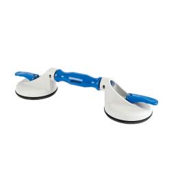 Veribor® 2-kops scharnierende zuignap - kunststof - zuignapschijf Ø 120 mm - draagvermogen 35 kg